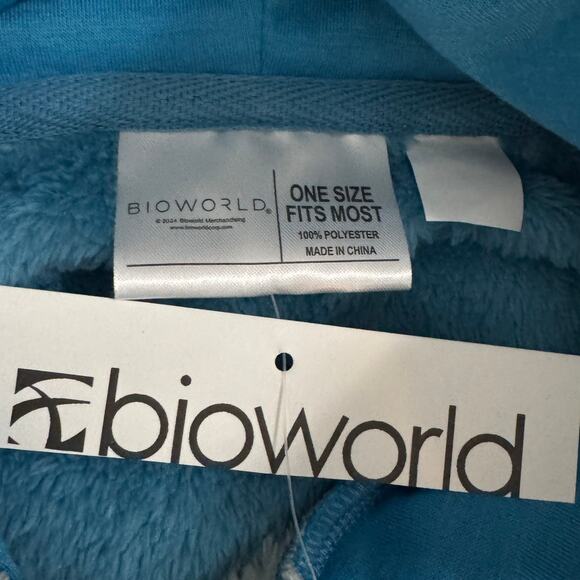 BIOWORLD Shark Oversized Hoodie NEW Fleece Soft Pockets One Size Fits Most - Picture 8 of 8